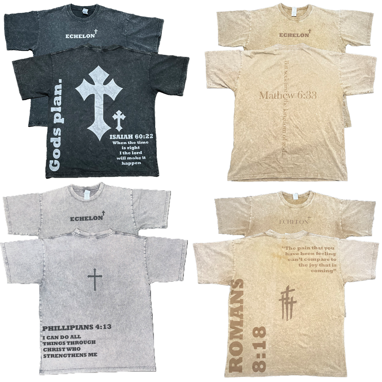 Bible Verse Collection (ALL 4 SHIRTS)